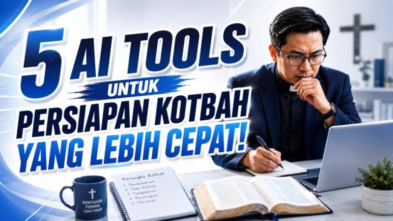 Dari ChatGPT hingga DeepSeek: 5 AI Tools untuk Persiapan Kotbah yang Lebih Cepat