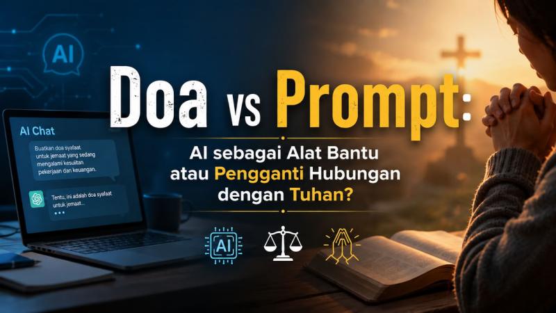 Doa vs Prompt: AI sebagai Alat Bantu atau Pengganti Hubungan dengan Tuhan?