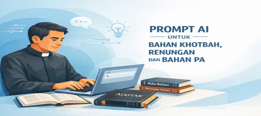 Prompt AI untuk Mempersiapkan Khotbah, Renungan dan Bahan PA